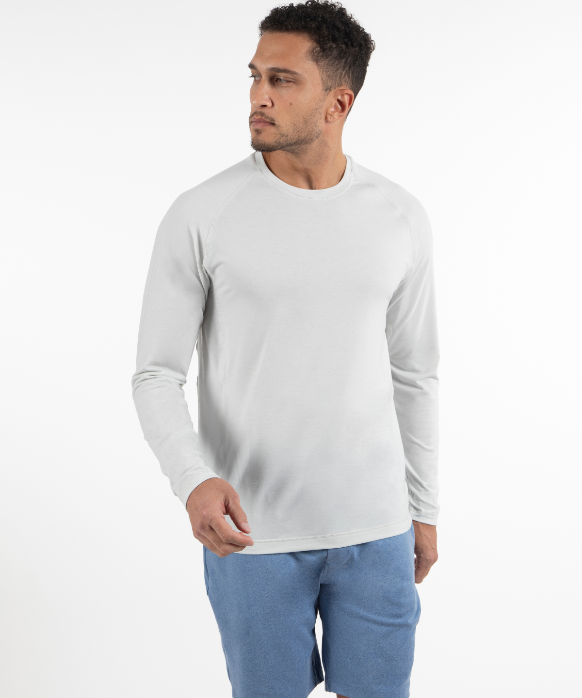Men's Grady Kinetic Long-Sleeve Performance Crew Neck T-Shirt – Sunice