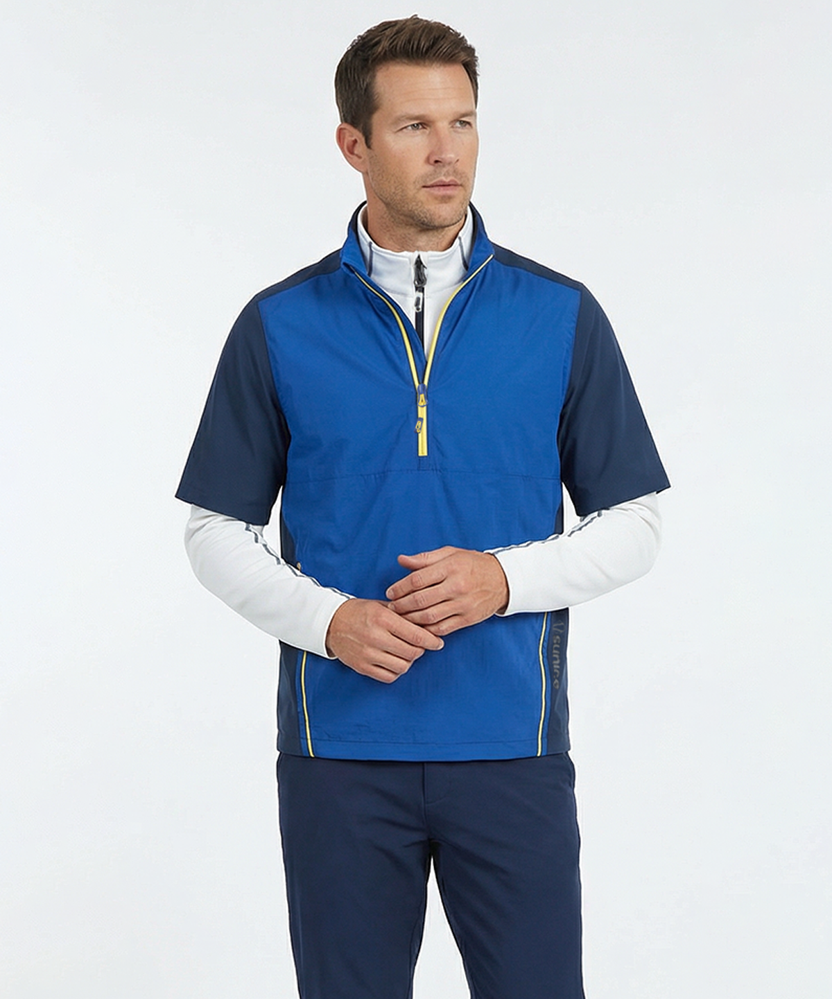 Men's George Short-Sleeve Wind Pullover – Sunice