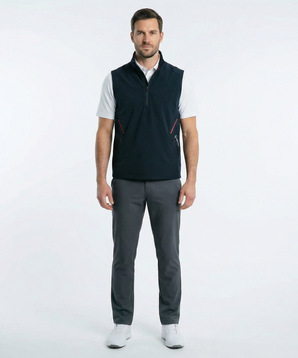 【Eaphi】linen like belt vest Eaphi linen like belt vest