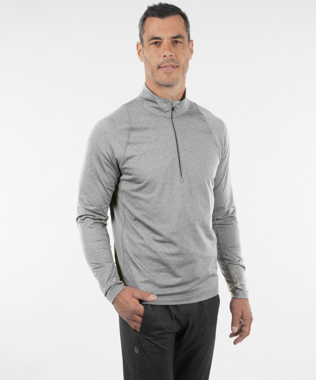 Men's Tobey UltraliteFX Stretch Half-Zip Pullover – Sunice Men's Tobey UltraliteFX Stretch Half-Zip Pullover – Sunice