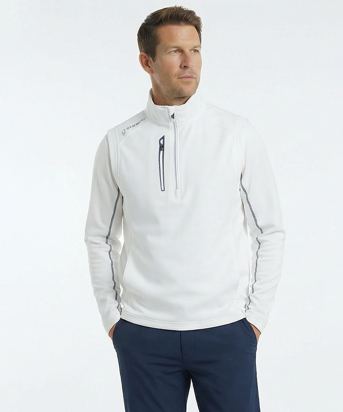 Men's Axel Element Shield Quarter-Zip Vest – Sunice