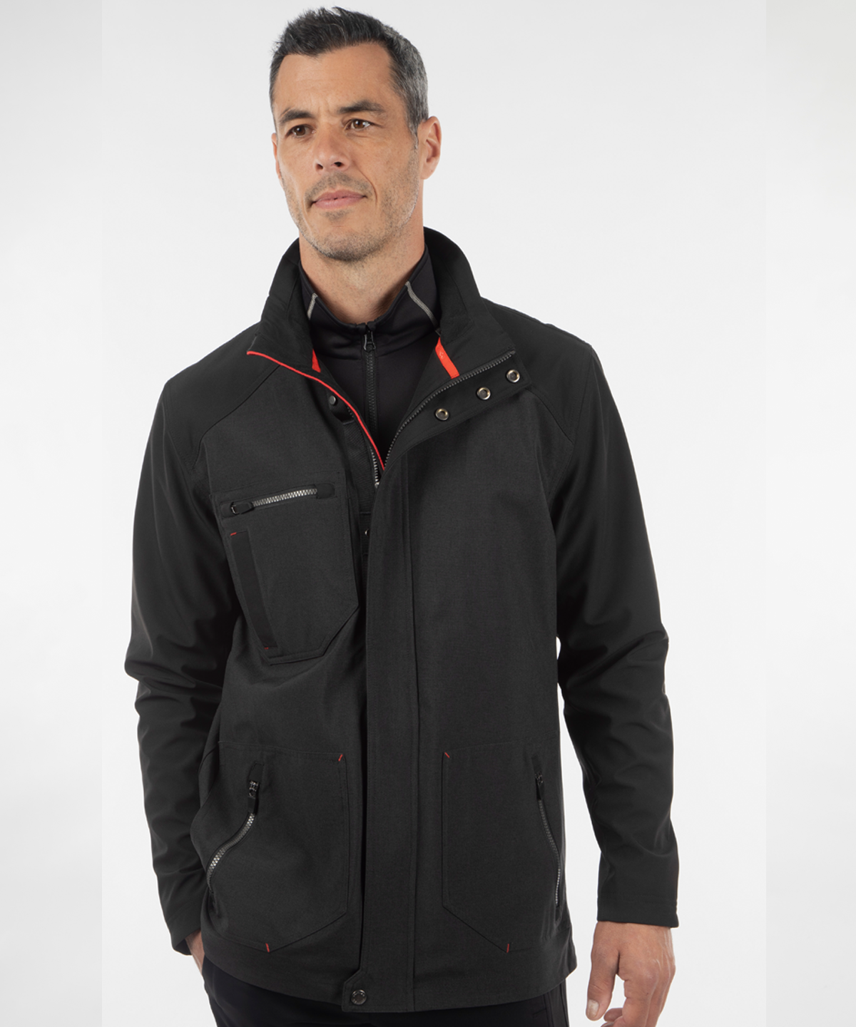 Men's Furguson Zephal Z-Tech Waterproof Melange Stretch Woven Car