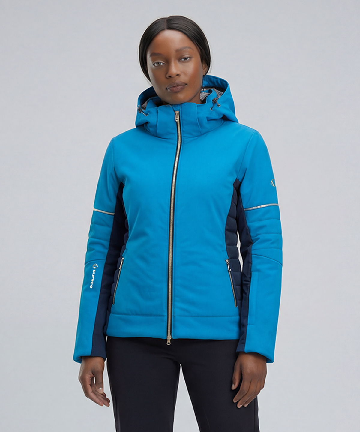 Women's Melissa Waterproof Stretch Jacket with Removable Hood – Sunice
