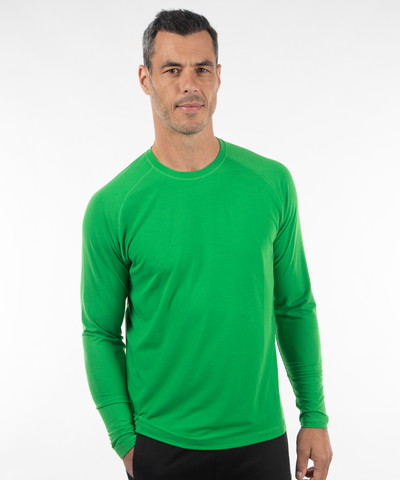 Men's Grady Kinetic Long-Sleeve Performance Crew Neck T-Shirt