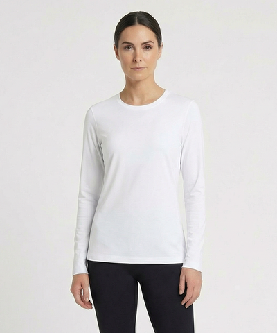 Women's Greer Kinetic Long-Sleeve Performance Crew Neck T-Shirt