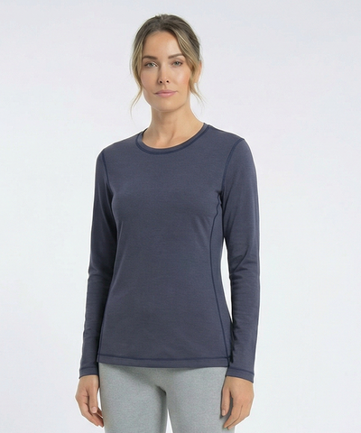 Women's Greer Kinetic Long-Sleeve Performance Crew Neck T-Shirt