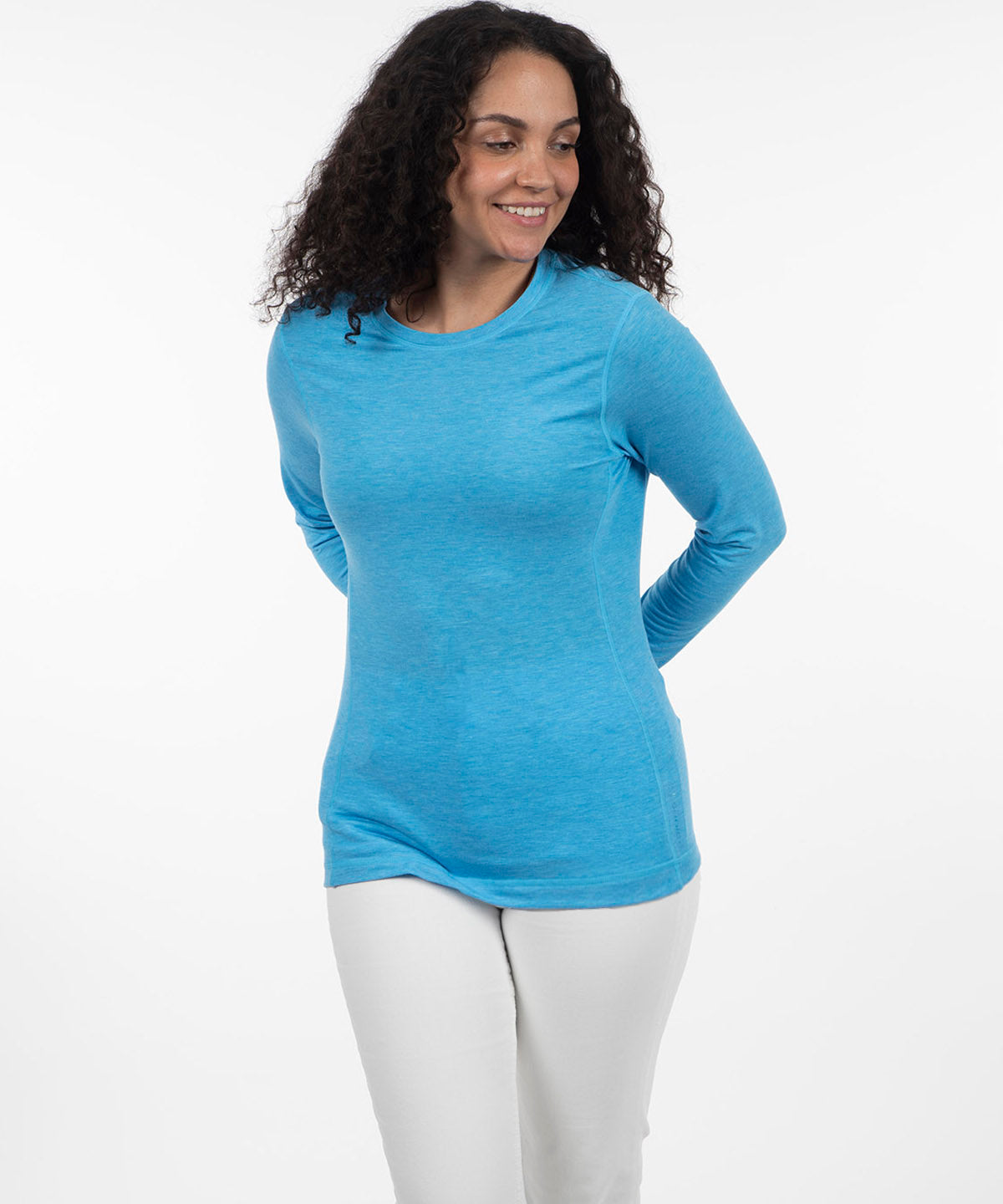 Women's Greer Kinetic Long-Sleeve Performance Crew Neck T-Shirt