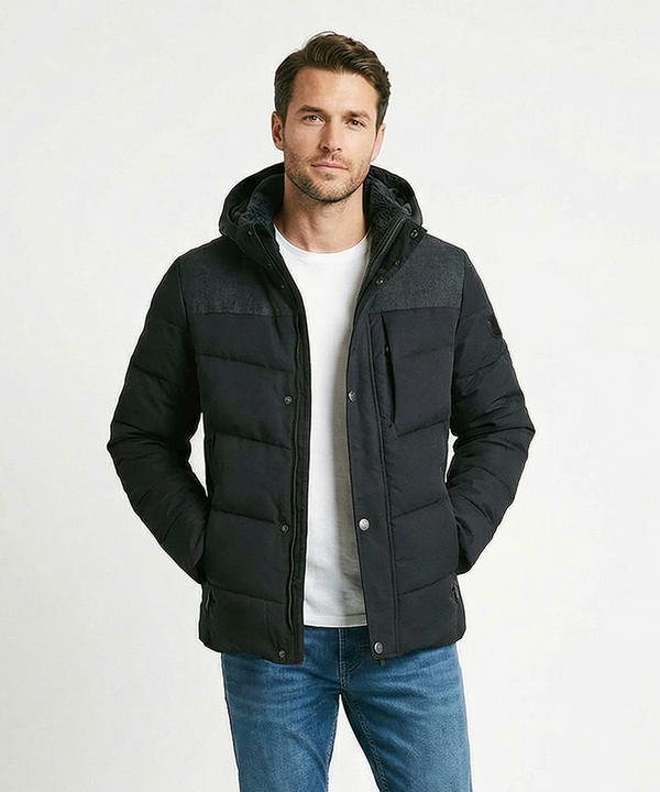Men's Asher Waterproof Quilted Stretch Short Coat