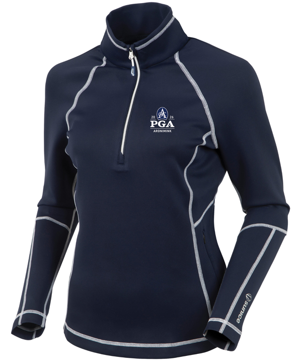 2026 PGA Championship Women's Maddy 2.0 Element Shield Water-Repellent Quarter-Zip Pullover