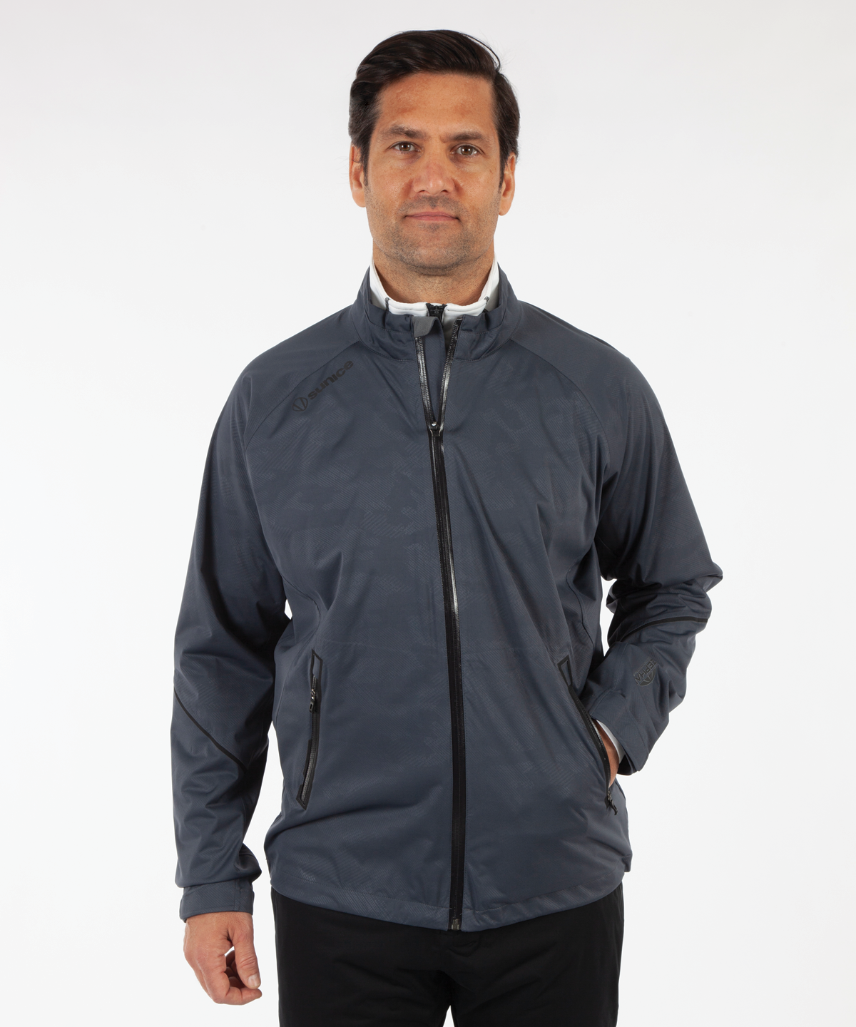 Charcoal Camo Emboss/Black