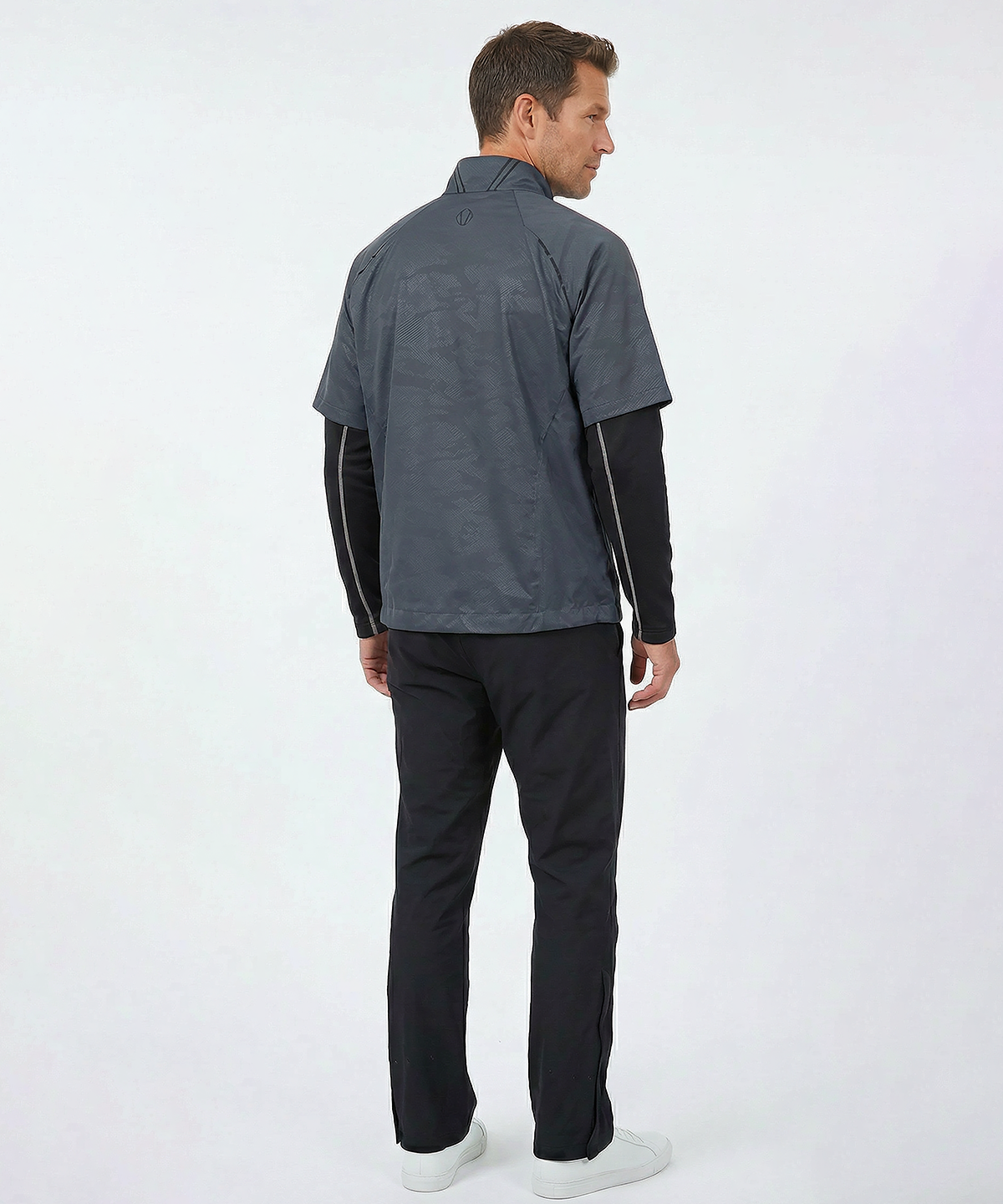 メンズウェア Sachi Men's Sullivan Zephal Elite Waterproof Ultra-Stretch Short-Sleeve