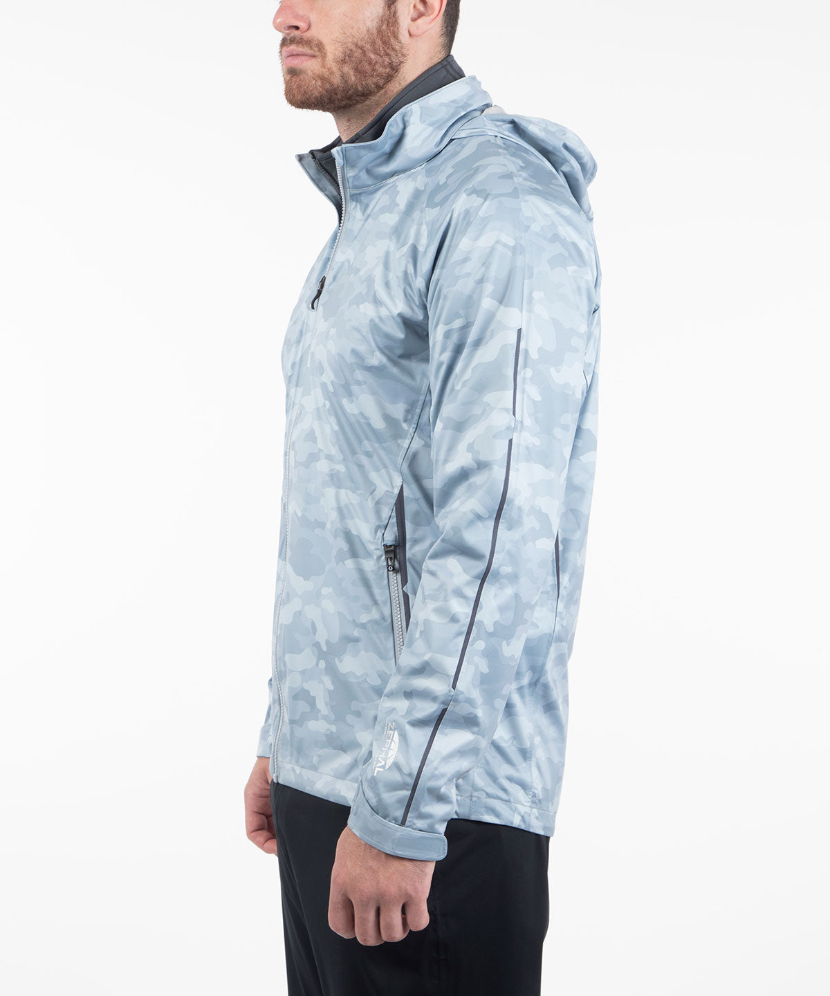 Men&#39;s Joe Zephal Flextech Waterproof Rain Jacket with Packable Hood