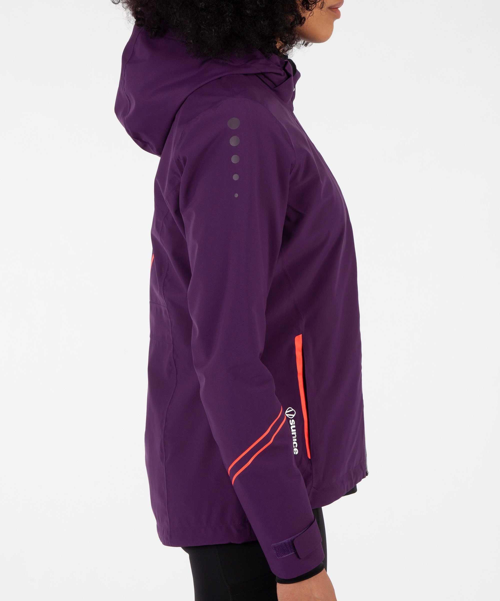 Blackberry/Neon Coral