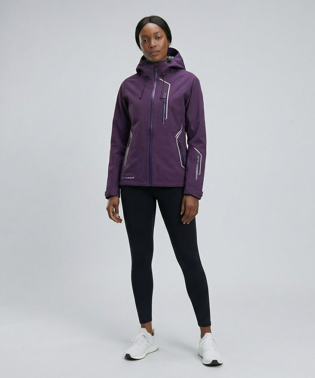 Women's Mia Zephal Max Hooded Rain Jacket – Sunice