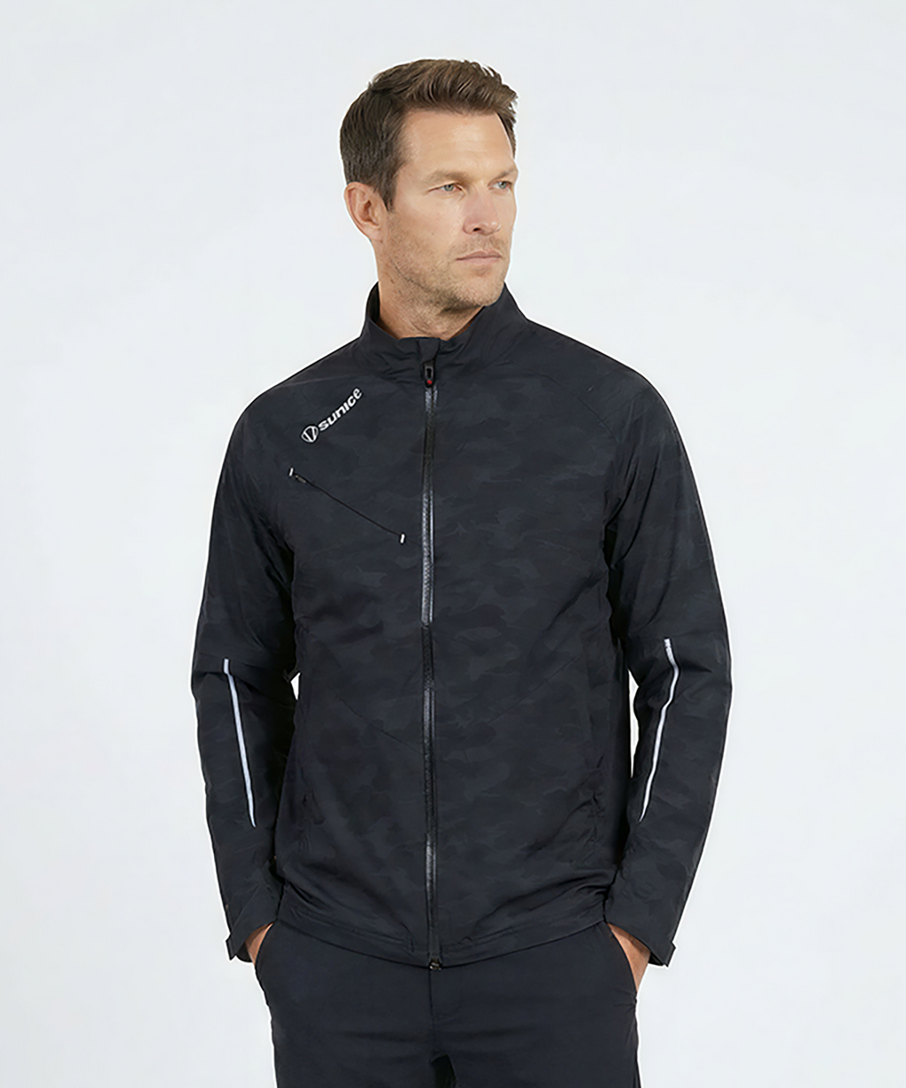Black Camo Embossed