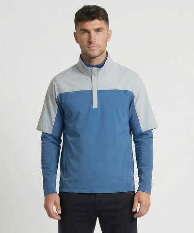 Men's Glenn Short-Sleeve Water-Repellent WxTech Wind Pullover