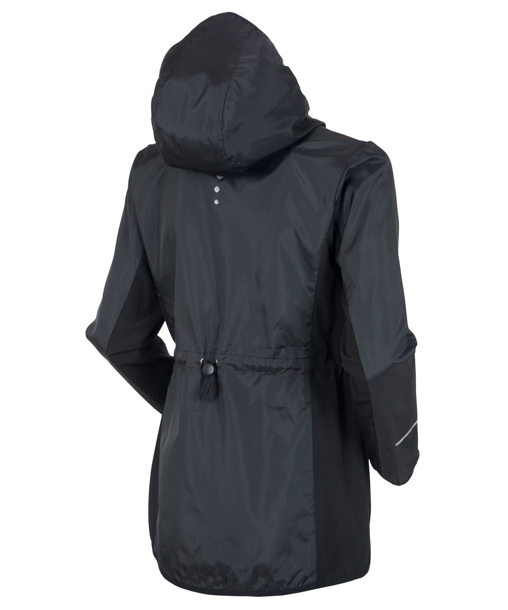 Women s Blair Packable Water Repellent Wind Jacket with Hood Sunice