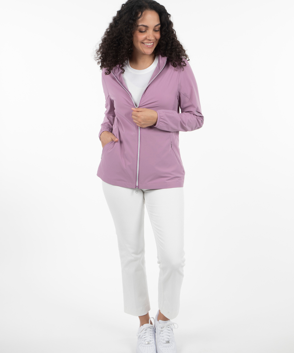 Women's Amelia Water-Repellent WxTech Hooded Wind Jacket