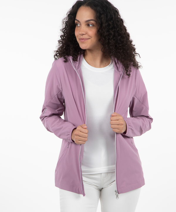 Women's Amelia Water-Repellent WxTech Hooded Wind Jacket