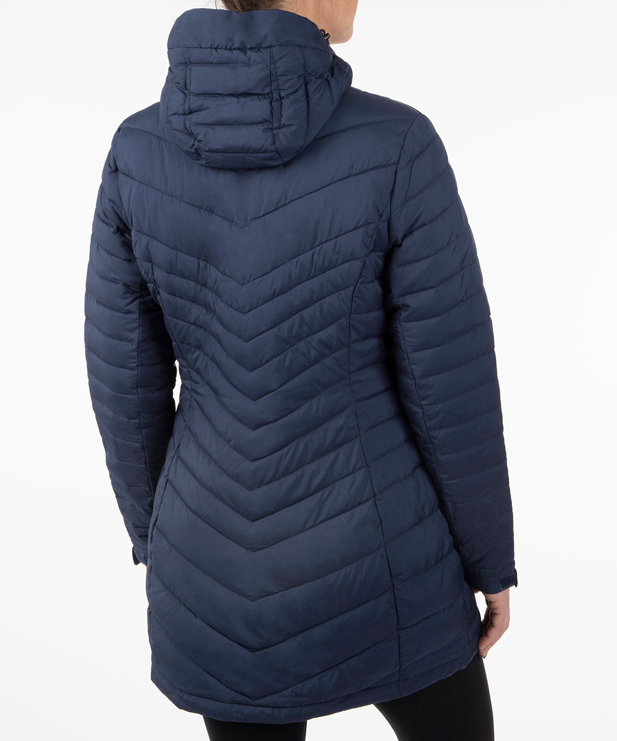 Women's Jojo Thermal Quilted Long Jacket with Hood - Sunice