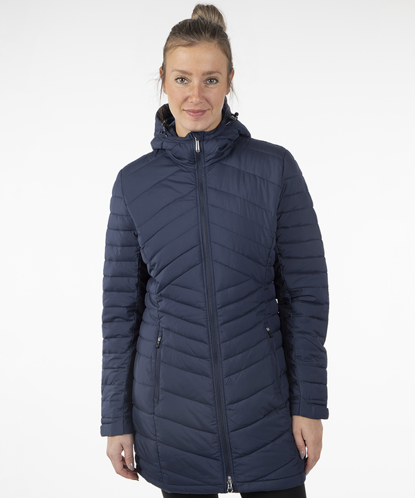 Women's Jojo Thermal Quilted Long Jacket with Hood