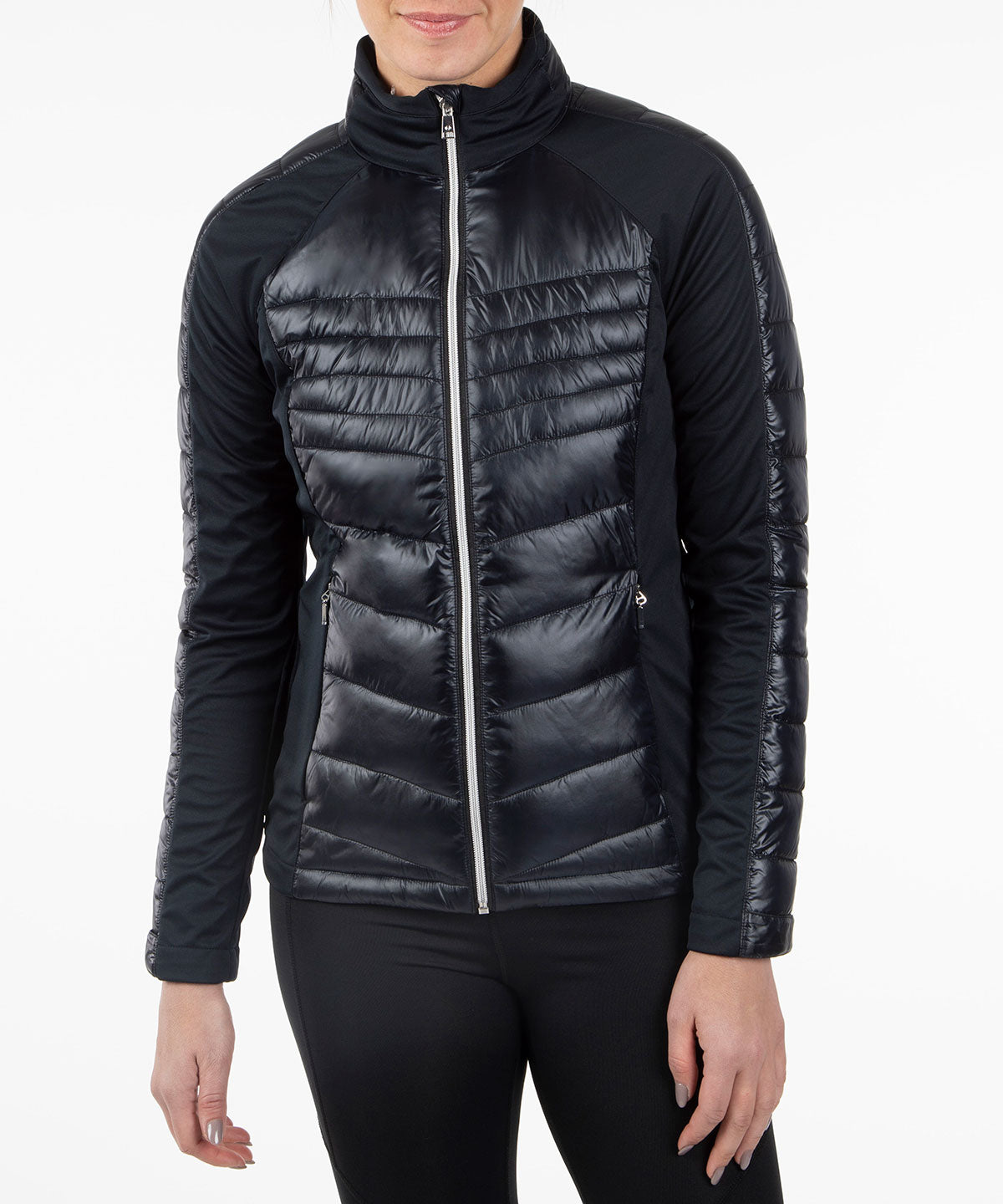 Women's black hotsell quilted jacket