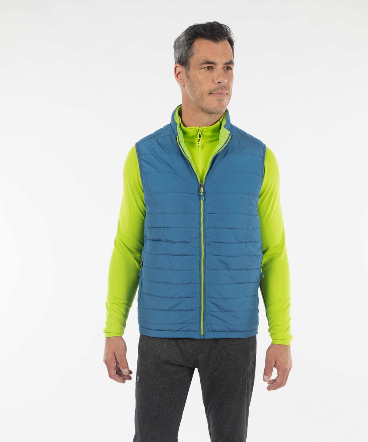 Dark Blue/Lime Green