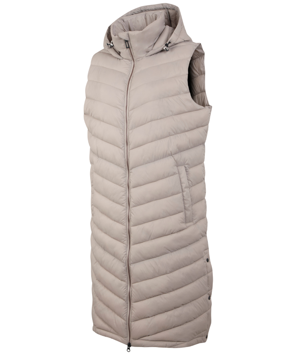 Women's Erica Quilted Long Hooded Thermal Vest