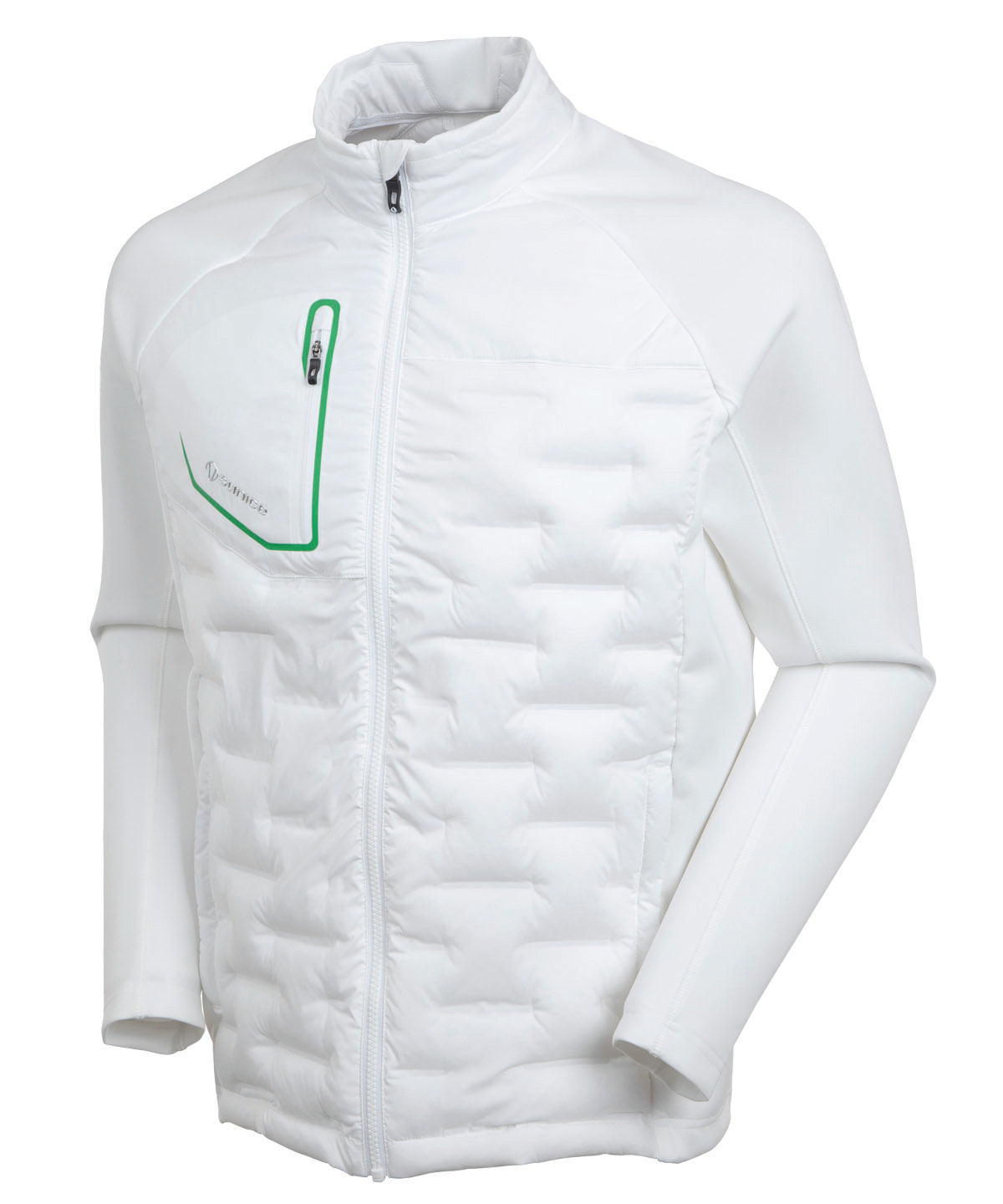 Pure White/Fern Green