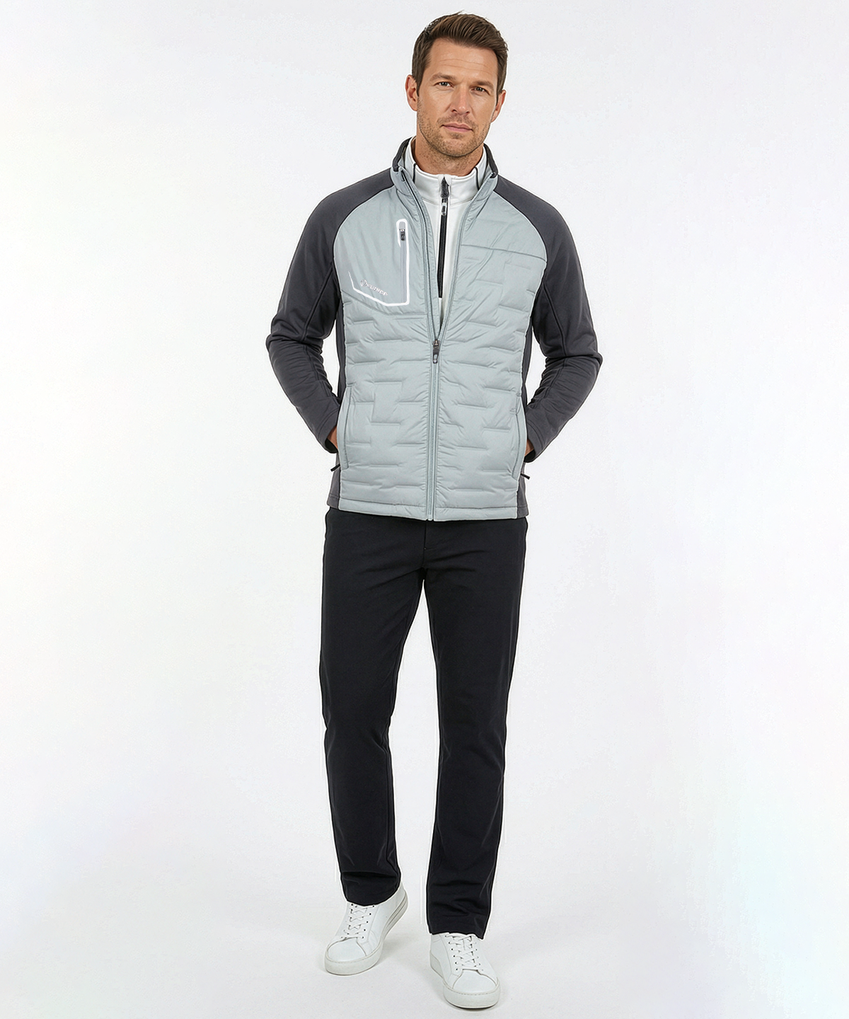 Charcoal/Pure White