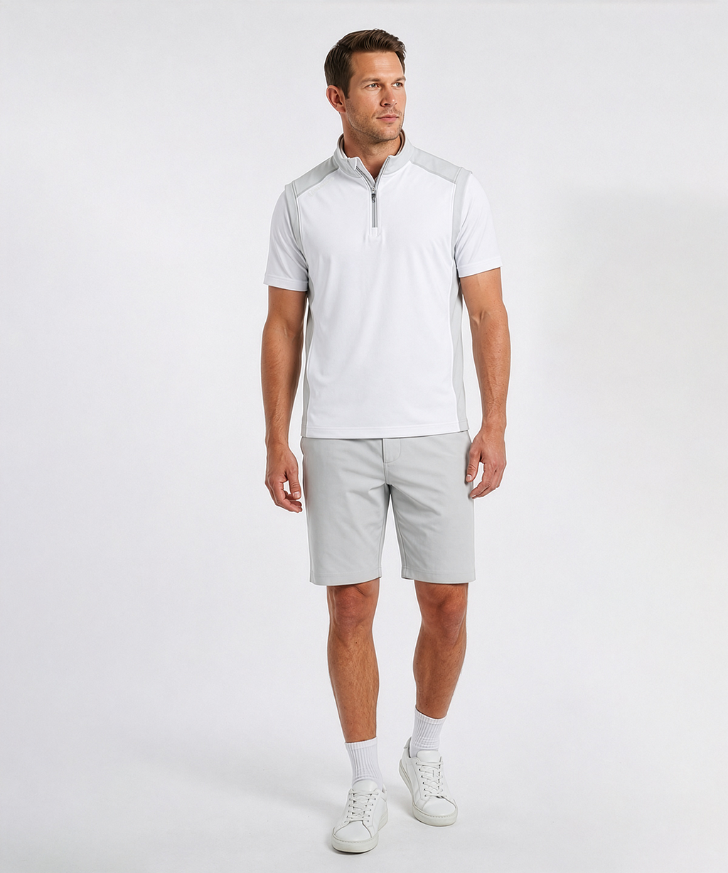 Pure White/ Down Grey Melange