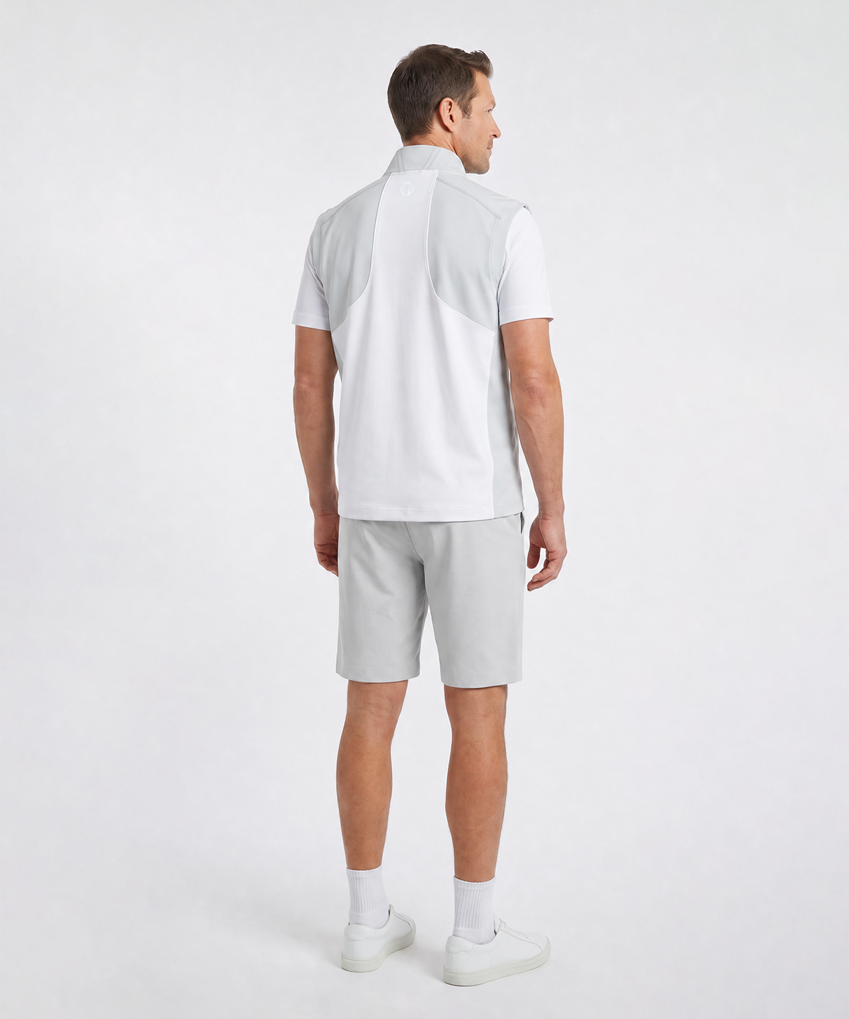 Pure White/ Down Grey Melange