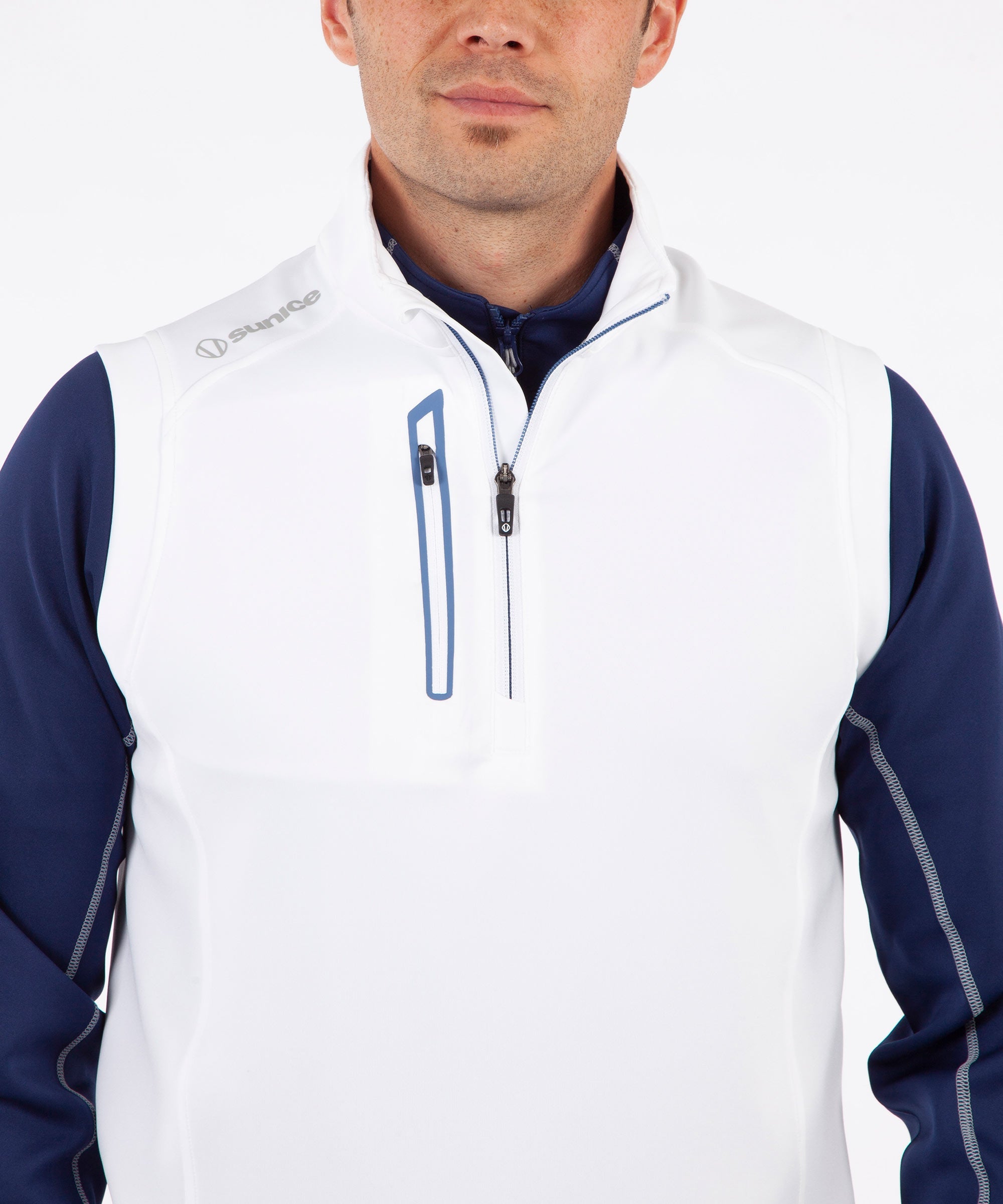 Pure White/Blue Mist