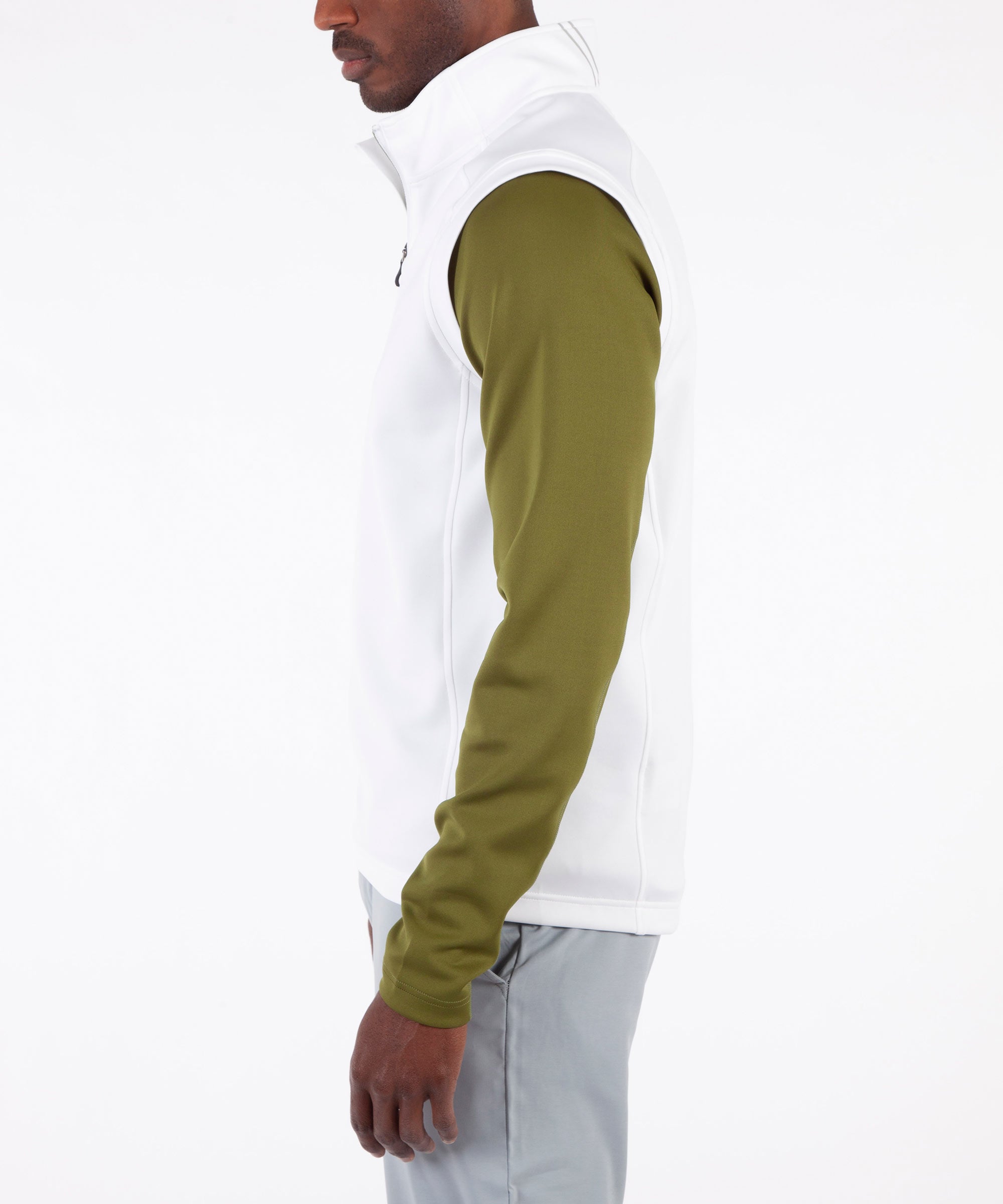 Pure White/Army Green