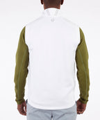 Pure White/Army Green