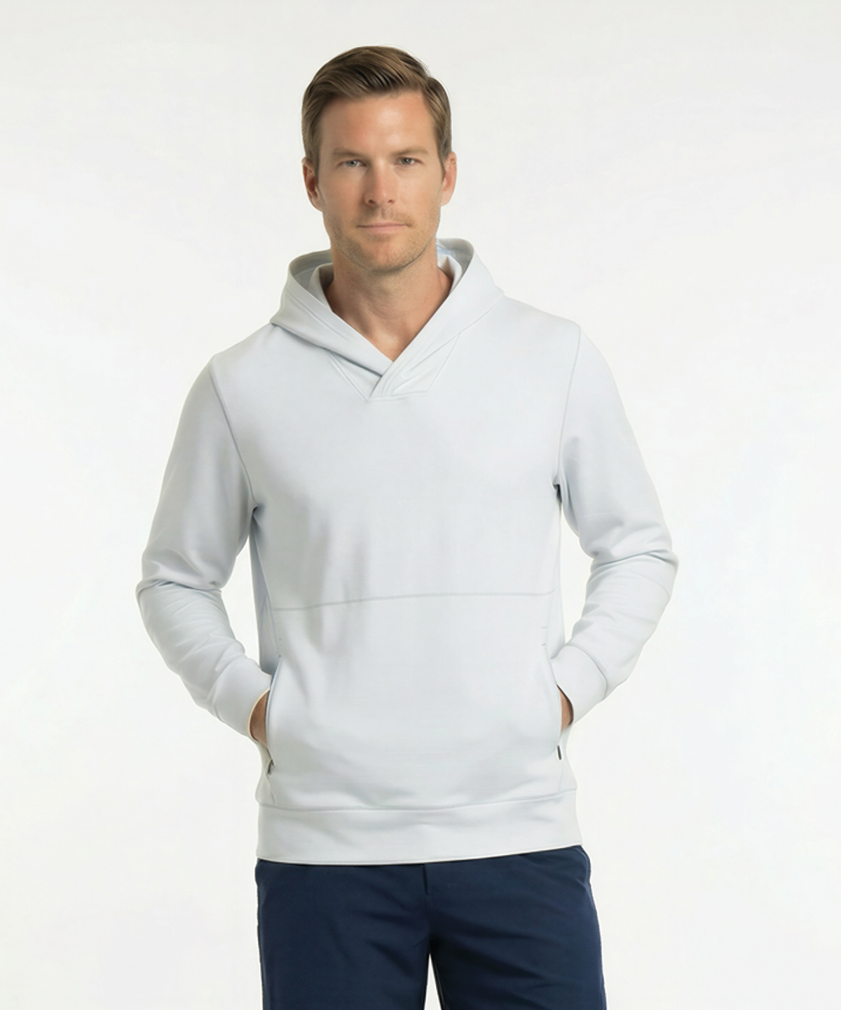 down grey melange
