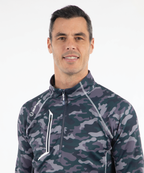 Green Camo Print/Pure White