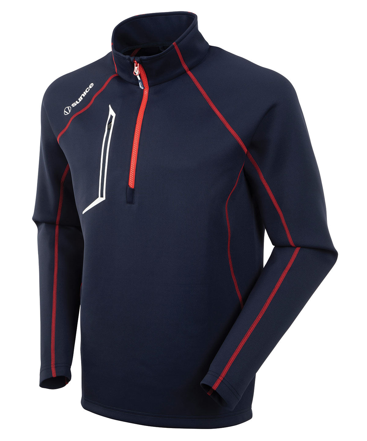 Pants Review Sunice Allendale Thermal Pullover - Half Zip Golf