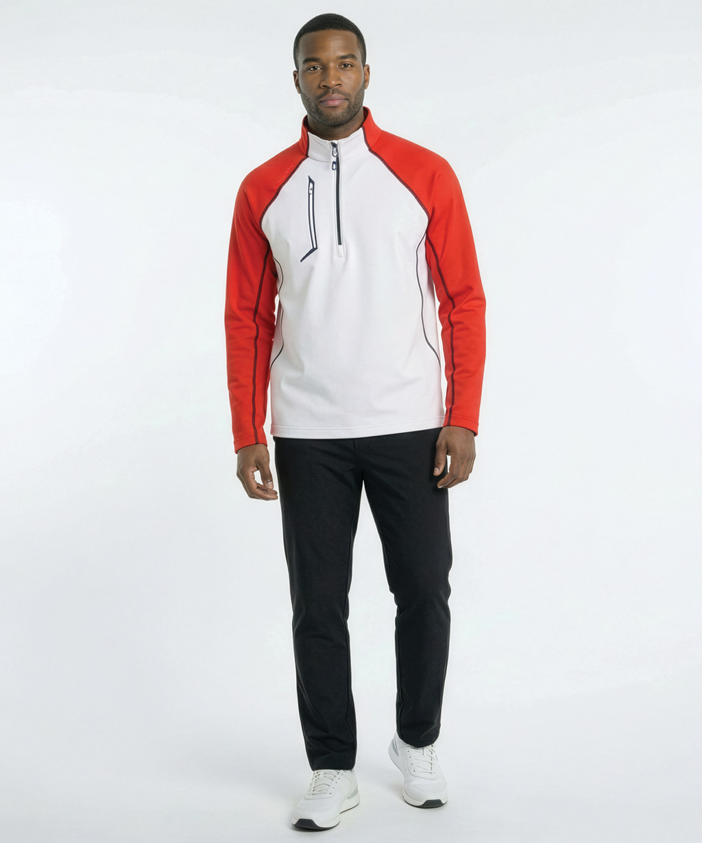 Scarlet Flame/Pure White