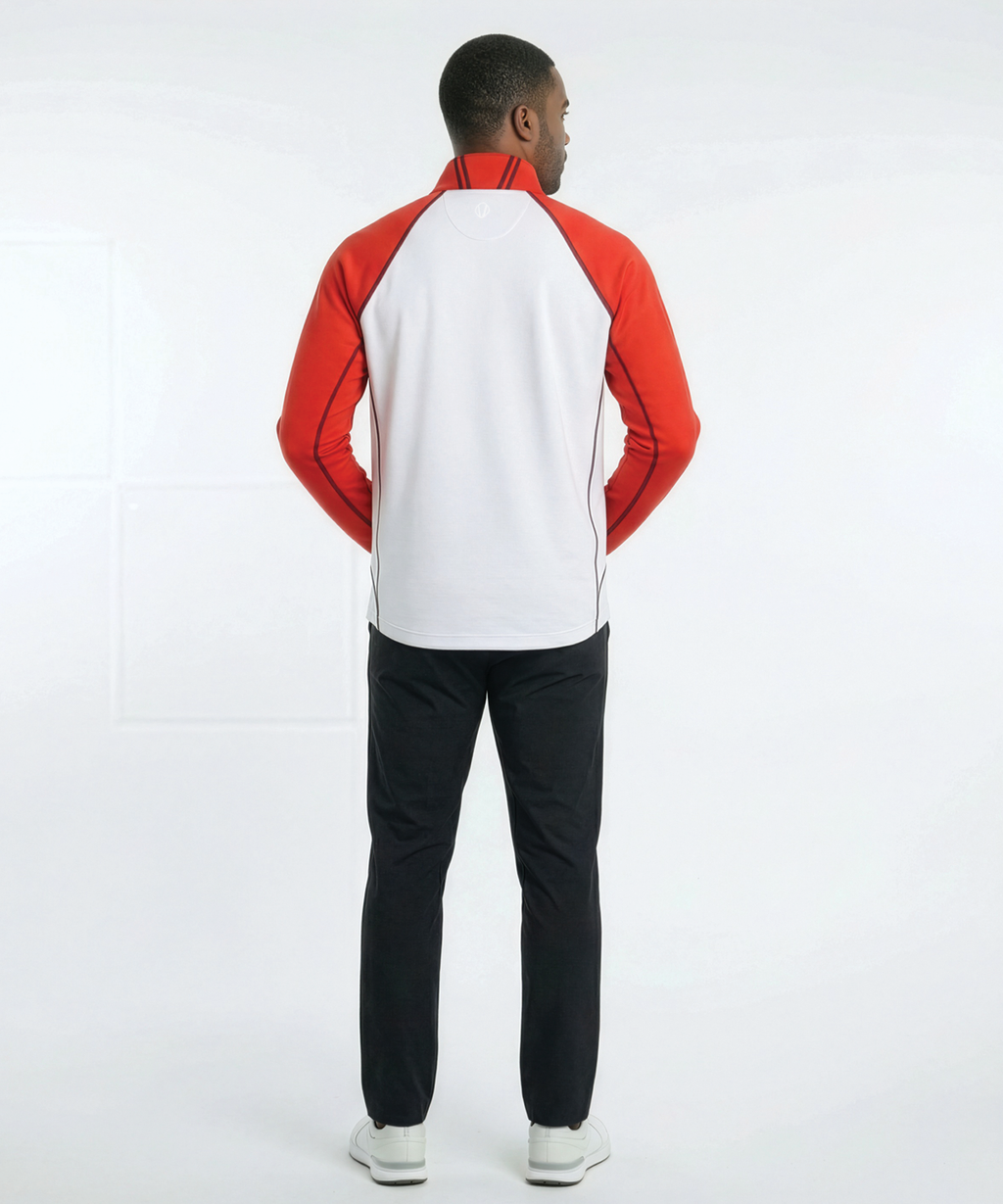 Scarlet Flame/Pure White