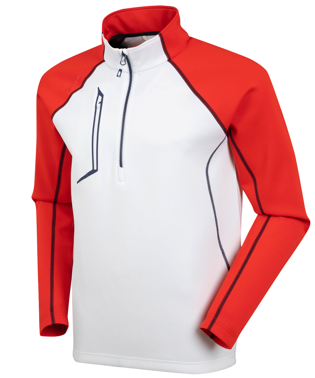 Scarlet Flame/Pure White