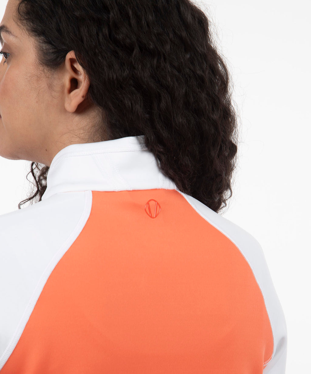 Living Coral/Pure White