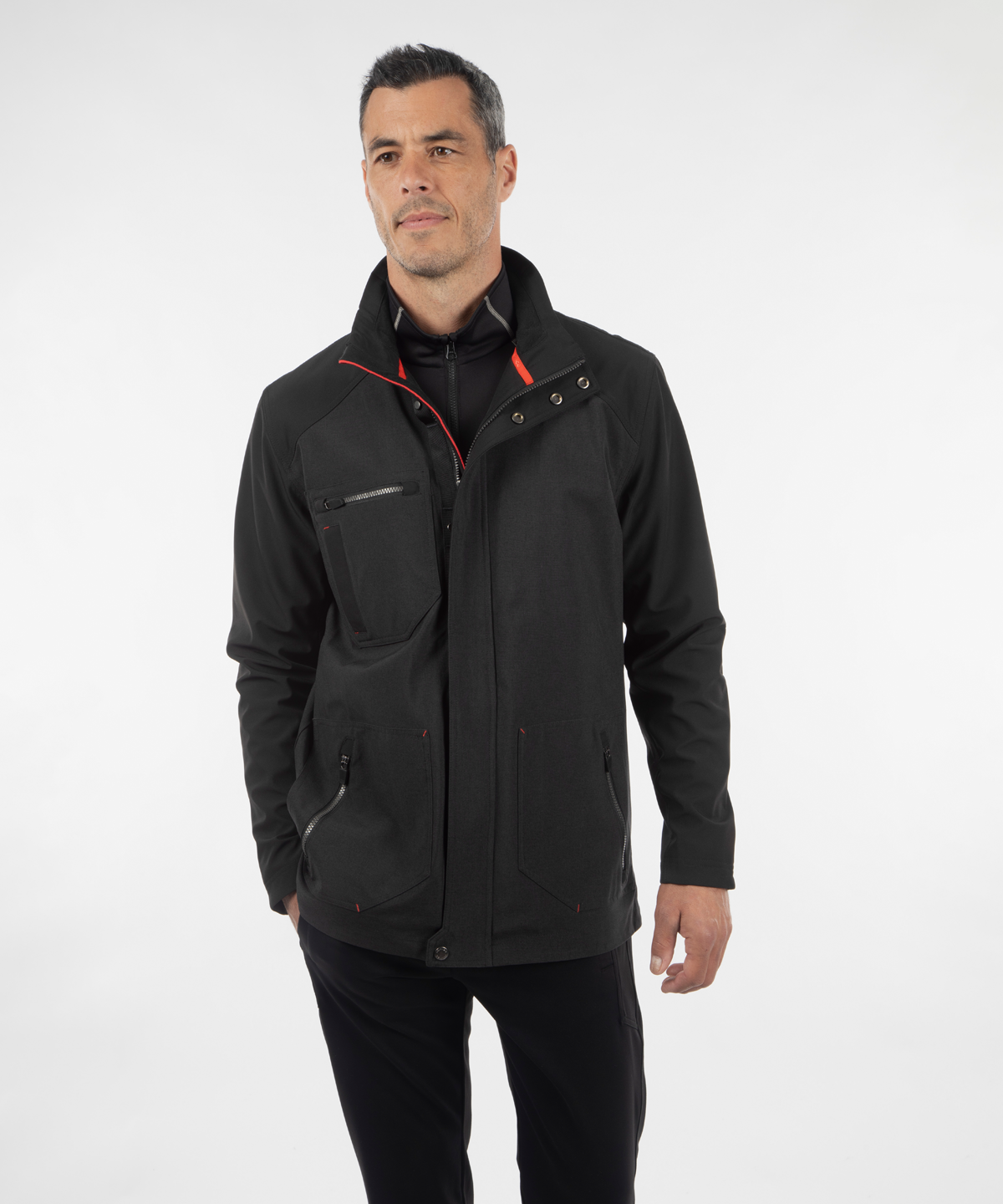 Men's Furguson Zephal Z-Tech Waterproof Melange Stretch Woven Car