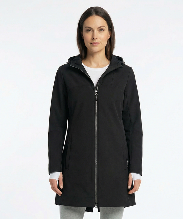 Women's Brooklyn Softshell Car Coat with Hood