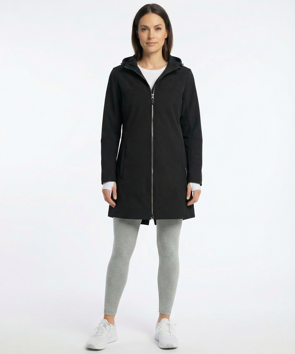 Women's Brooklyn Softshell Car Coat with Hood