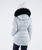 Women's Nikki Quilted Jacket with Removable Fur Ruff