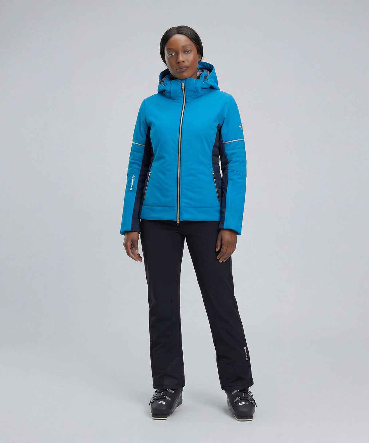 Women's Melissa Waterproof Stretch Jacket with Removable Hood – Sunice Women's Melissa Waterproof Stretch Jacket with Removable Hood – Sunice