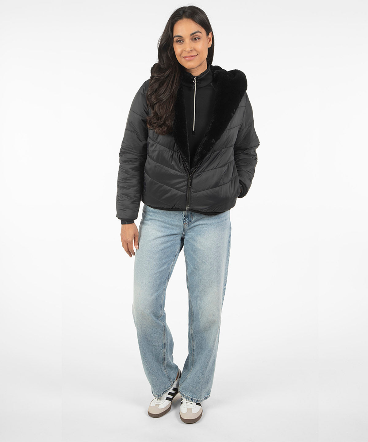 Women's Paris Hooded Reversible Jacket
