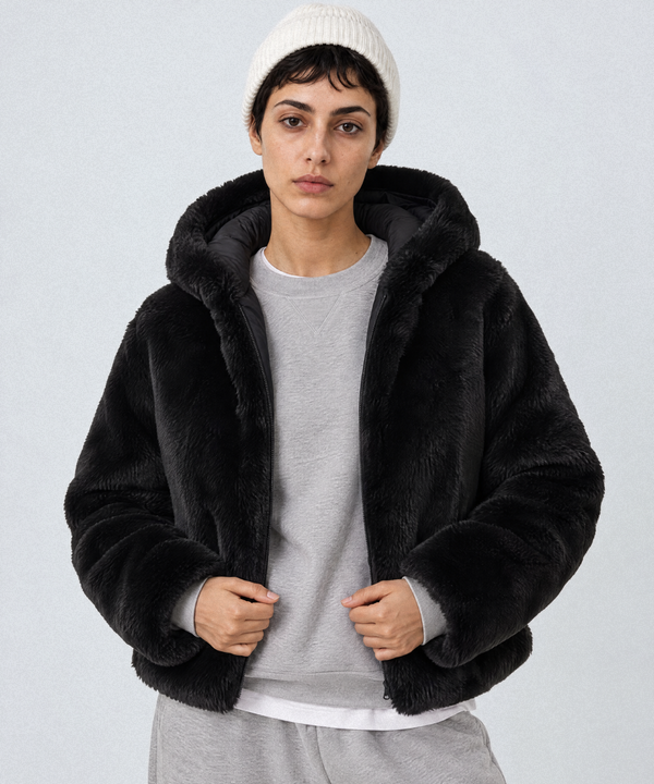 Women's Paris Hooded Reversible Jacket
