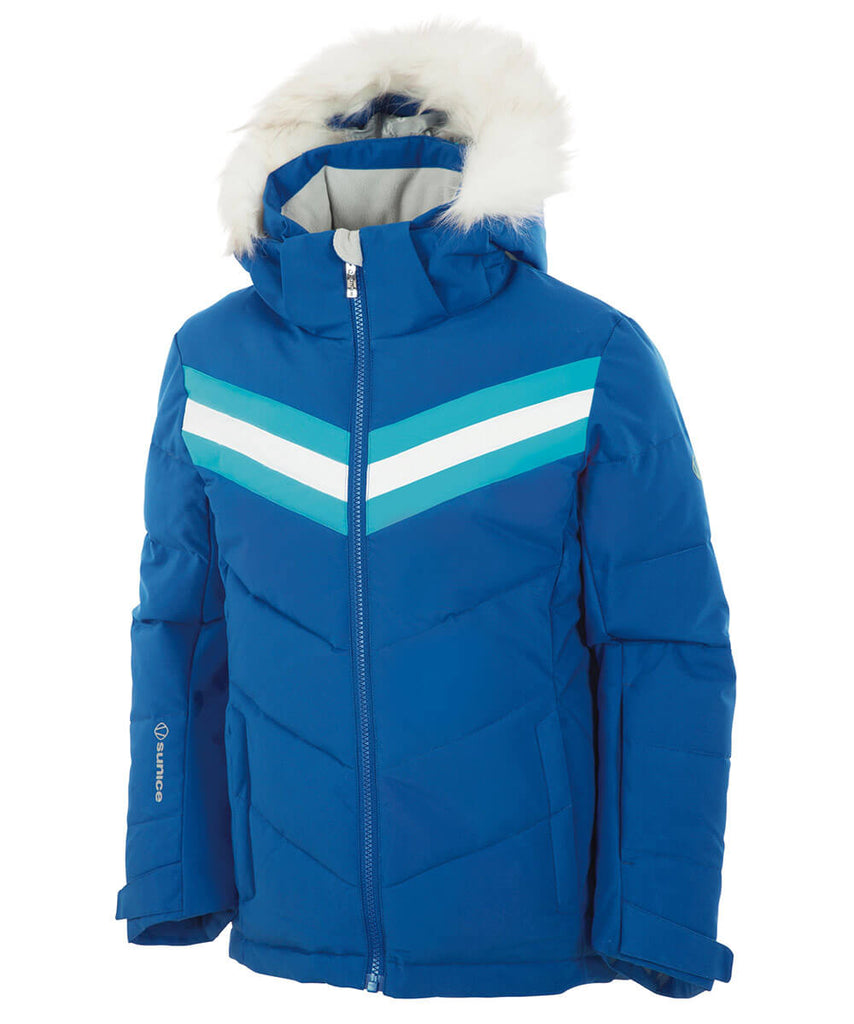 Girls' Juliana Waterproof Quilted Stretch Jacket With
